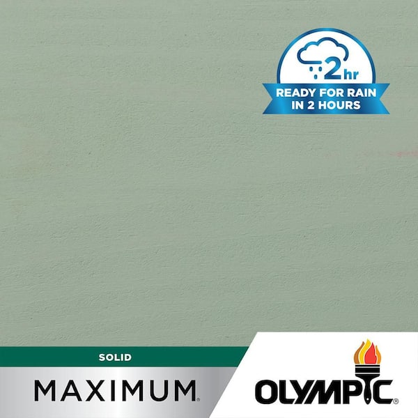 Olympic Maximum 1 gal. SC-1053 North Pole Solid Color Exterior Stain and Sealer in One