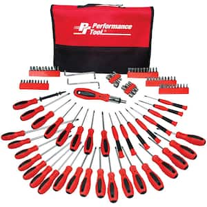 Screwdriver Set with Pouch (100-Piece)