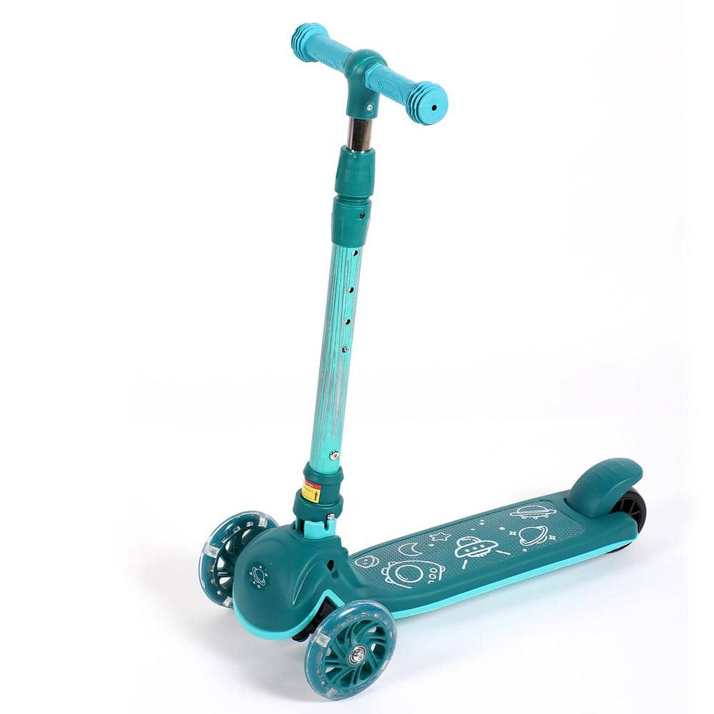 ITOPFOX Kick Scooter for Kids, Wheel with Brake, Adjustable Height  Handlebar, light-weight, Aged 3 to 10, Wide Standing Board H2PH007OT981 -  The Home 