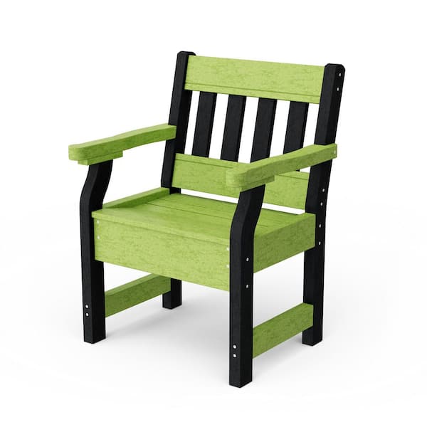 Wildridge Heritage Lime Green and Black HDPE Plastic Outdoor