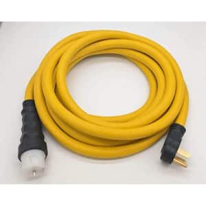 25 ft SJT 50 Amp 125/250 Volts NEMA 14-50P to SS2-50R Generator Extension Cord