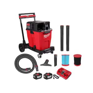 M18 FUEL 12 Gallon Cordless DUAL-BATTERY Wet/Dry Shop Vac Kit W/12.0 Ah Battery, and Charger w/Large Foam Wet Filter