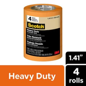 Scotch 1.41 in. x 60.1 yds. Heavy-Duty Grade Masking Tape (4 Rolls/Pack)