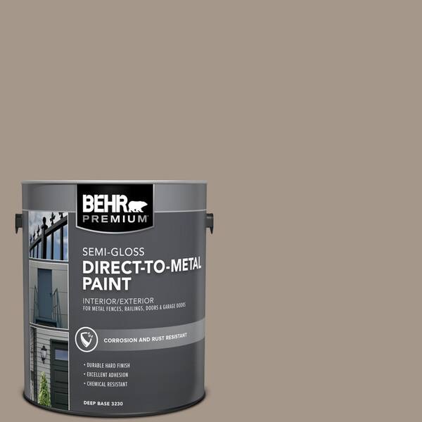 BEHR PREMIUM 1 gal. N2204 Shiitake SemiGloss Direct to Metal