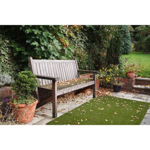 Realistic Artificial Grass Turf 3 ft. x 5 ft. Green Indoor /Outdoor Area Rug