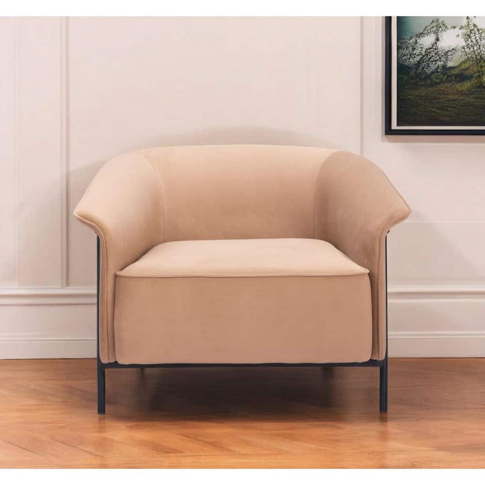 Tan Polyester Metal Arm Chair price history on PriceWatchPro