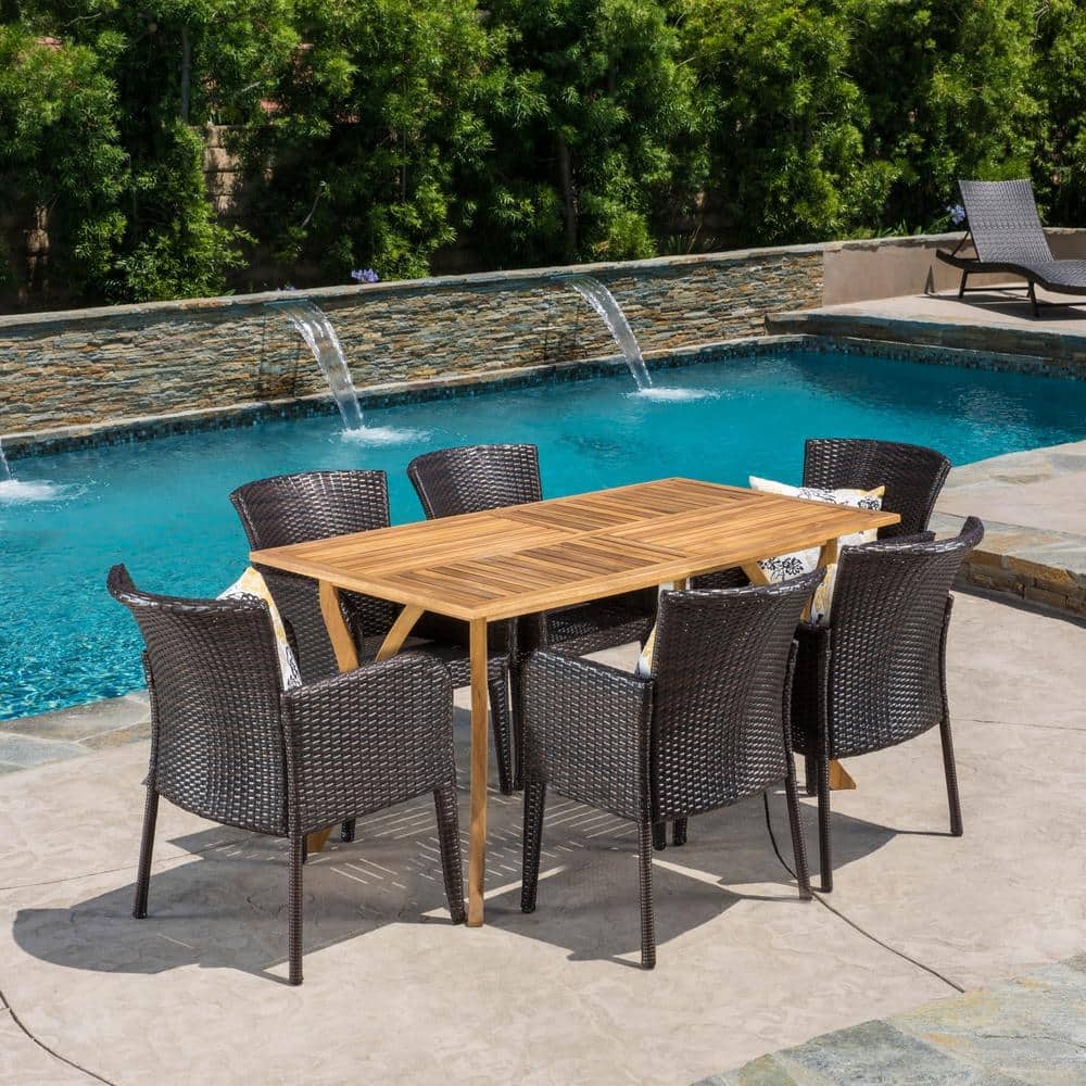 halstead 7 piece outdoor dining set