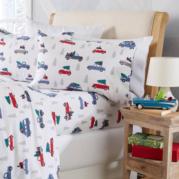 Flannel Sheet Set Full Trees 