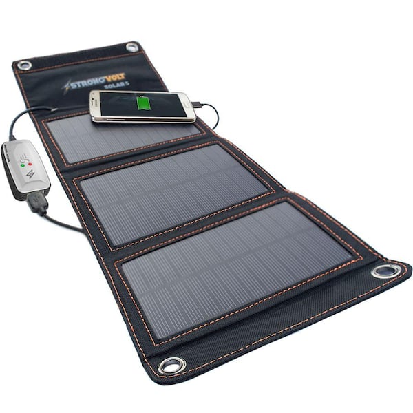 StrongVolt 5-Watt Folding Solar Charger with SunTrack Technology