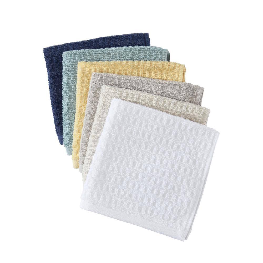 Northern Pacific White Cotton 12-Piece Washcloth Set