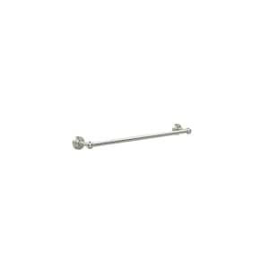 Waverly Place Collection 24 in. Back to Back Shower Door Towel Bar in Satin Nickel