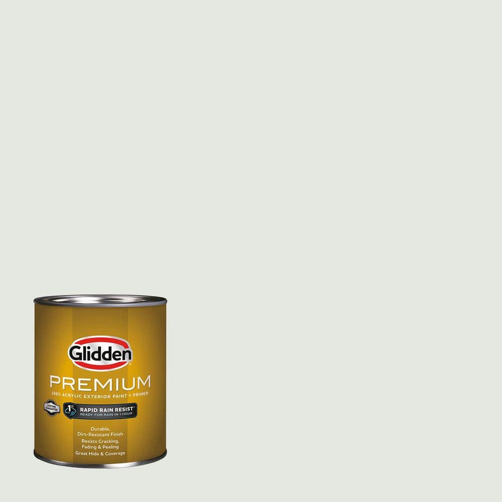 Glidden Premium 1 qt. PPG1135-1 Poetic License Satin Exterior