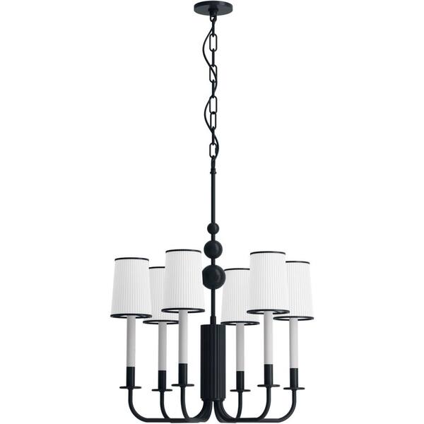 KOHLER Tresdoux 6-Light Gunmetal Chandelier