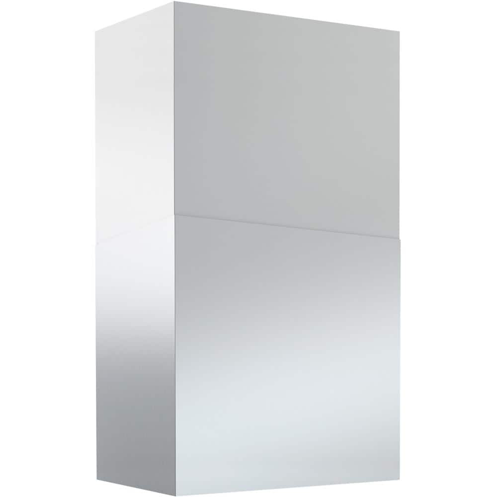 Zephyr Duct Cover Extension in Stainless Steel for Range