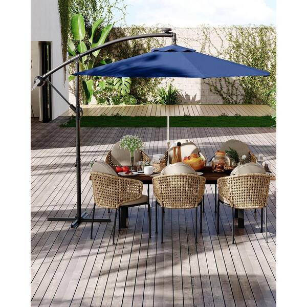 11 feet patio umbrella Kozyard 10 Ft Cantilever Umbrella – Kozyard LLC main image 1