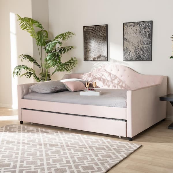 Pink shop daybed queen