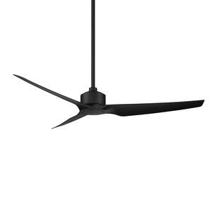 Stella 60 in. Indoor and Outdoor 3-Blade Smart Matte Black Ceiling Fan with Remote Control