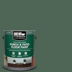 1 gal. #PFC-40 Green Low-Lustre Enamel Interior/Exterior Porch and Patio Floor Paint