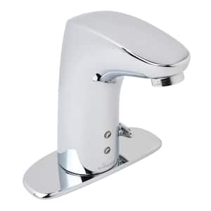 Ultra-Sense Battery Powered Single Hole Touchless Bathroom Faucet with 4 in. Deck Plate in Chrome