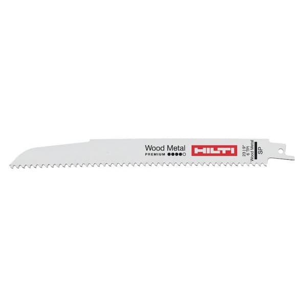 12 in. x 6 TPI BiMetal Nail-Embedded Wood Reciprocating Saw Blade (35-Pack)
