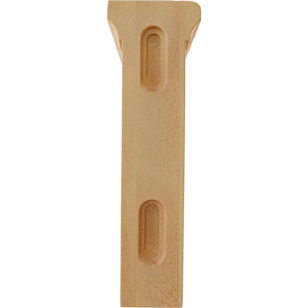 Ekena Millwork 2 1/2"W x 6"D x 8"H Medium Gomez Wood Bracket, Red Oak