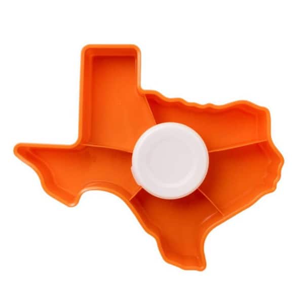 Texas Serviette Tray Orange/White 12.99 x 15.75 x 2.95 Polypropylene KOL-92776
