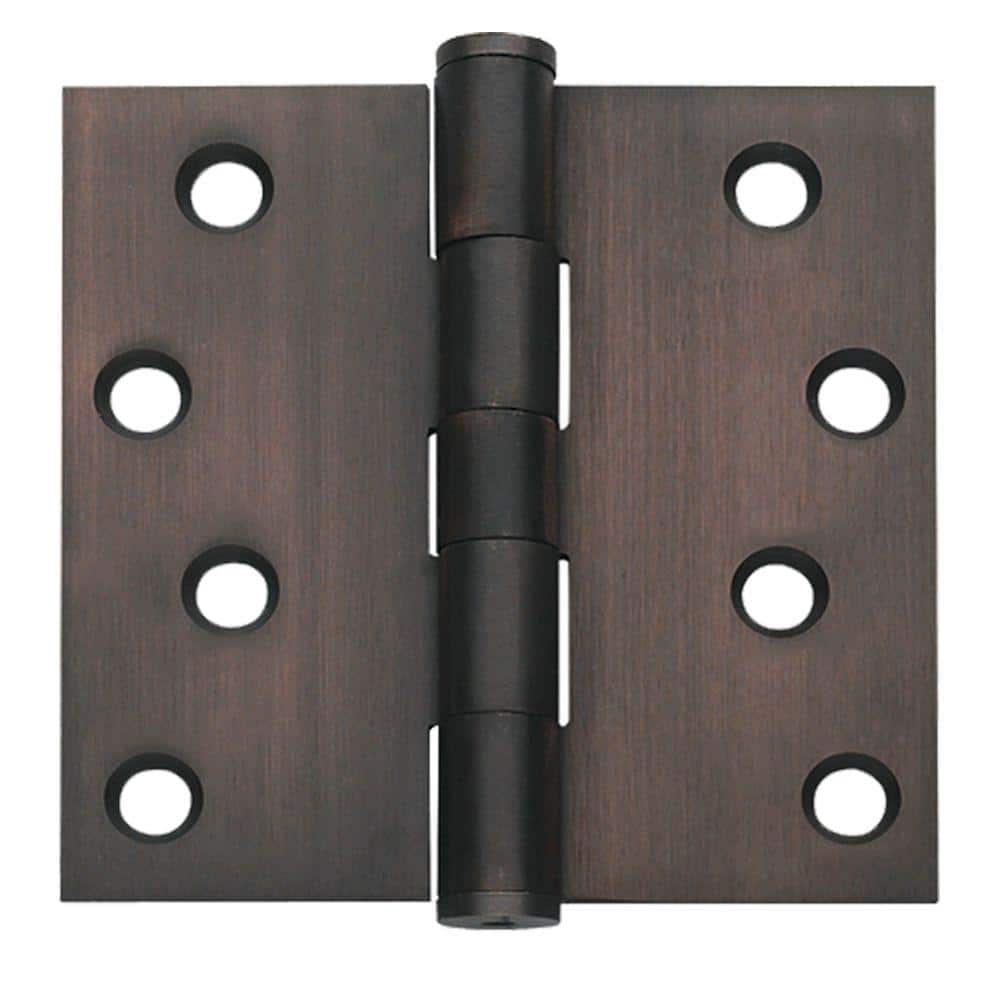 4 in. x 4 in. Oil-Rubbed Bronze Plain Bearing Steel Hinge (Set of 2) price history on PriceWatchPro