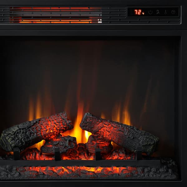 Home Decorators Collection Canteridge 47 in. Media Console Electric  Fireplace for TVs up to 55 in. in Simply Brown 147519-A - The Home Depot