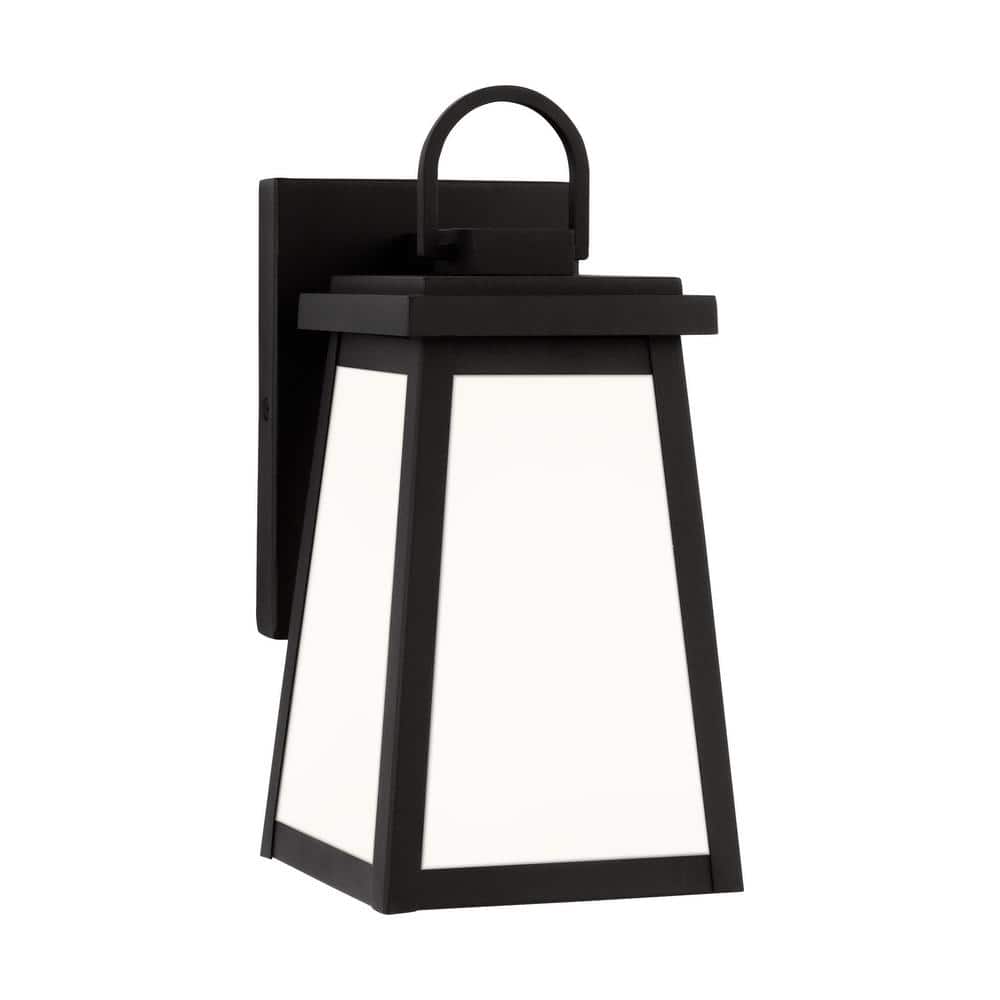 Founders Bronze Black 1-Light Outdoor Lantern with Dimmable Energy Star