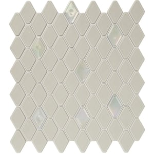Starcastle Comet 13 in. x 12 in. Glass Elongated Hexagon Mosaic Tile (13.28 sq. ft./Case)