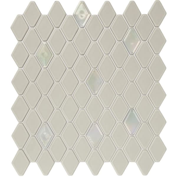 Daltile Starcastle Comet 13 in. x 12 in. Glass Elongated Hexagon Mosaic Tile (956.16 sq. ft./Pallet)