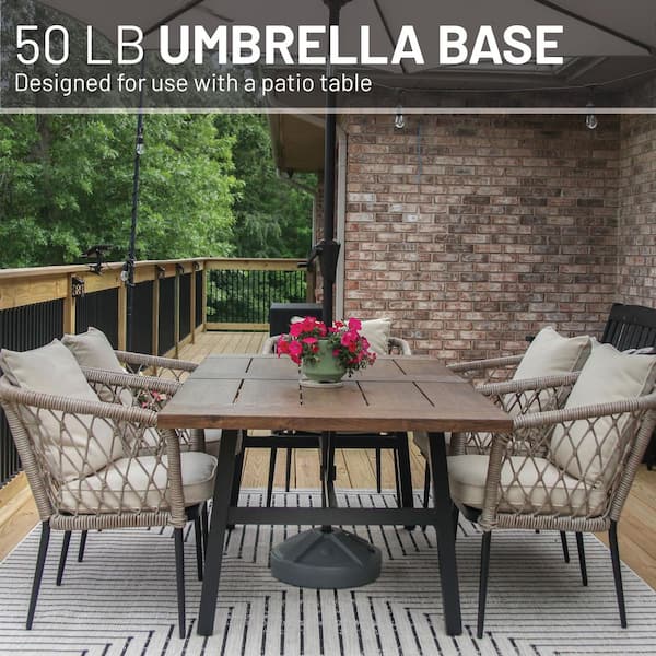 16 patio table umbrella 16ft Market w/ Cross Base, Crank, Aluminum Frame – leesa2f.com Zhuzh up your outdoor entertainment area with the Pickford Outdoor Umbrella Side Table from Sunjoy Nova Giant 16 ft. Commercial