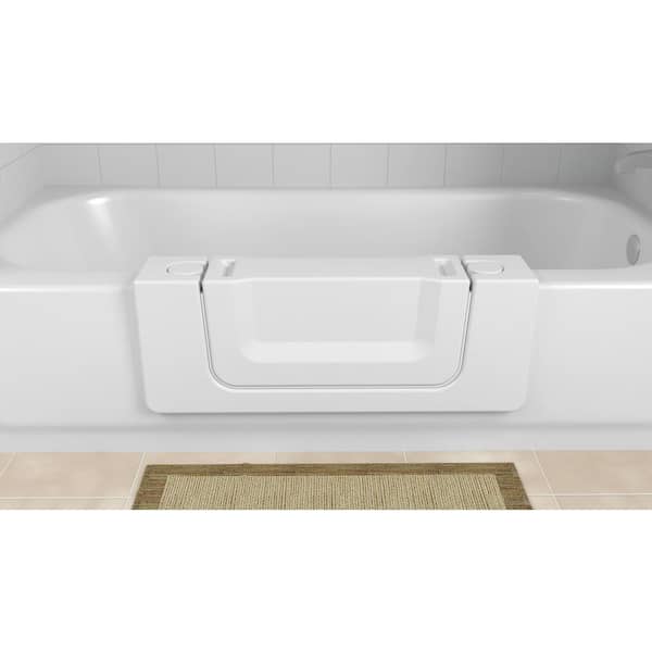 Wide White Convertible Bathtub Conversion Kit