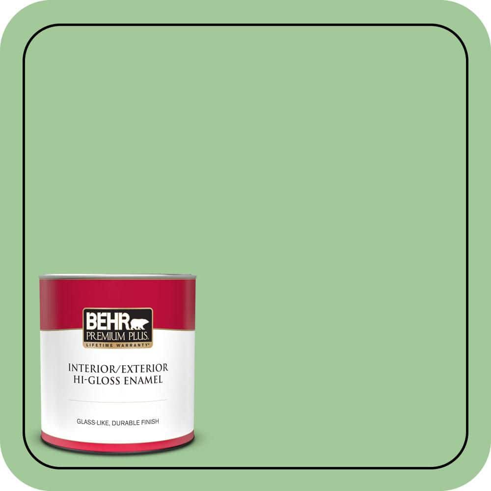 1 qt. #M390-4 Gingko Hi-Gloss Enamel Interior/Exterior Paint & Primer price history on PriceWatchPro