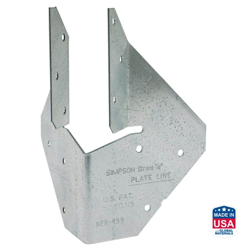 Simpson Strong-tie Hcp 18-gauge Galvanized Hip Corner Plate For 2x 