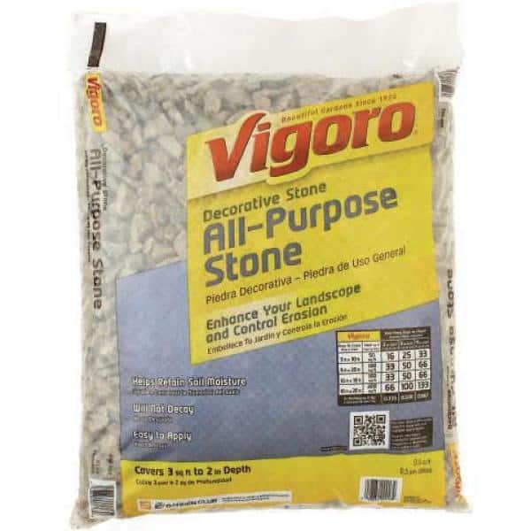 Vigoro 0.5 cu. ft. Bagged All Purpose Landscape Rock 64 Bags / 32 cu. ft. /  Pallet 54775V - The Home Depot