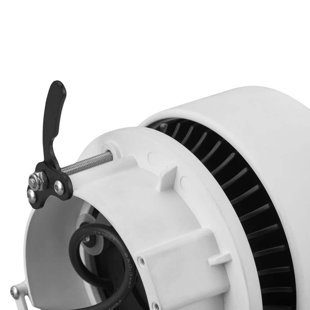 Orbit White Aluminum LED Flush Mounted Downlight