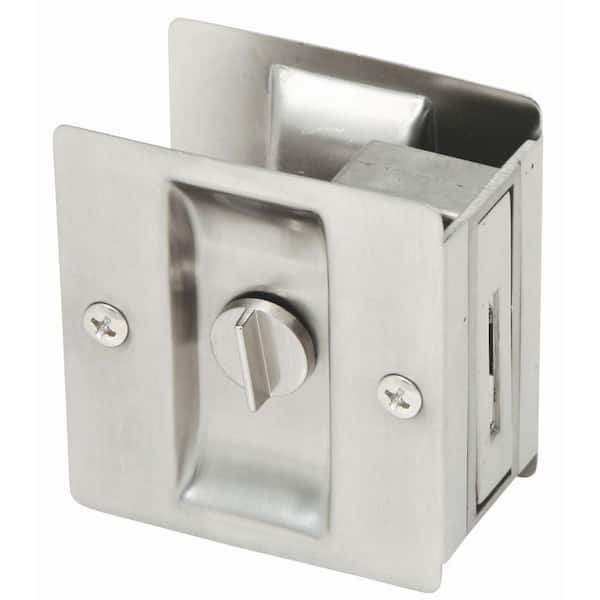Design House Satin Nickel Pocket Door Lock Privacy Hardware