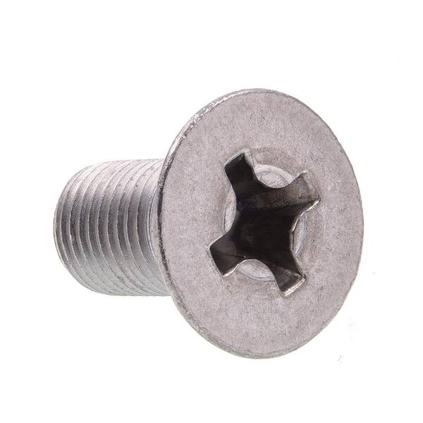 Prime-Line 3/8 in.-24 x 3/4 in. Grade 18-8 Stainless Steel Phillips Drive Flat Head Machine Screws (10-Pack)