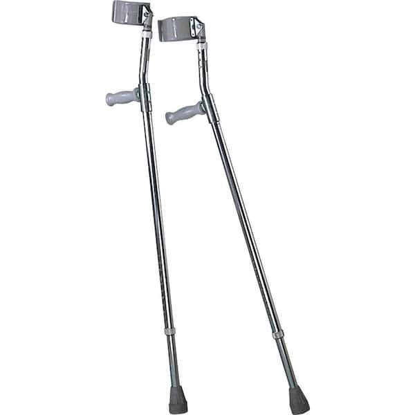Medline Youth Aluminum Push Button Crutches