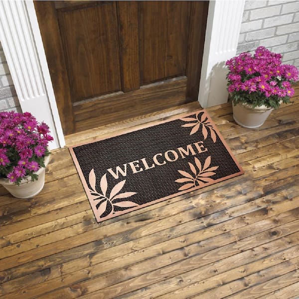 Commercial Ribbed Polyester Door Mat Entrance Door Mat Winter