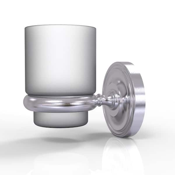 Allied Brass Prestige Regal Collection Wall Mounted Tumbler Holder in Satin Chrome