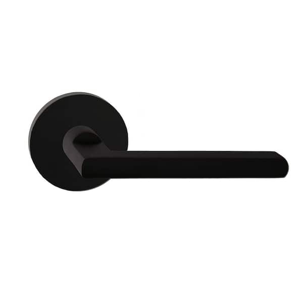DELANEY HARDWARE Bravura Charlotte 939-6 Dummy Door Lever Black w/ Round Trim