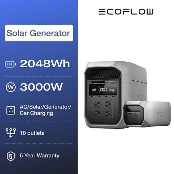発電機・ポータブル電源 EcoFlow 3 Plus Extra Battery EB290 発電機