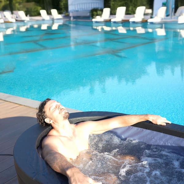 EZLIFE Serenity 2-Person 90-Aqua Jets, 110-Volt, Oval Foam Spa Hot