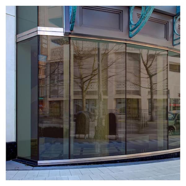 48 in. x 50 ft. BRZ20 Bronze Reflective Sun Control and Daytime Privacy (Dark) Window Film