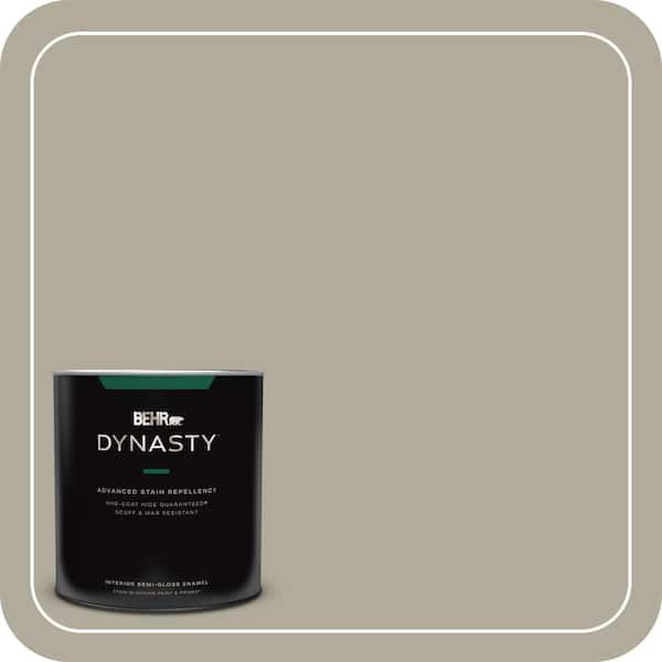 BEHR DYNASTY 1 qt. #ECC-47-1 Mountain Shade Semi-Gloss Enamel Interior Stain-Blocking Paint and Primer