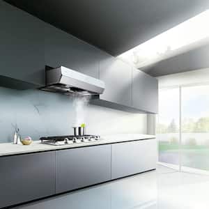 Pixie Air Slim Line 30 in. Convertible Under the Cabinet Range Hood in Off-White with Capture-Shield Technology