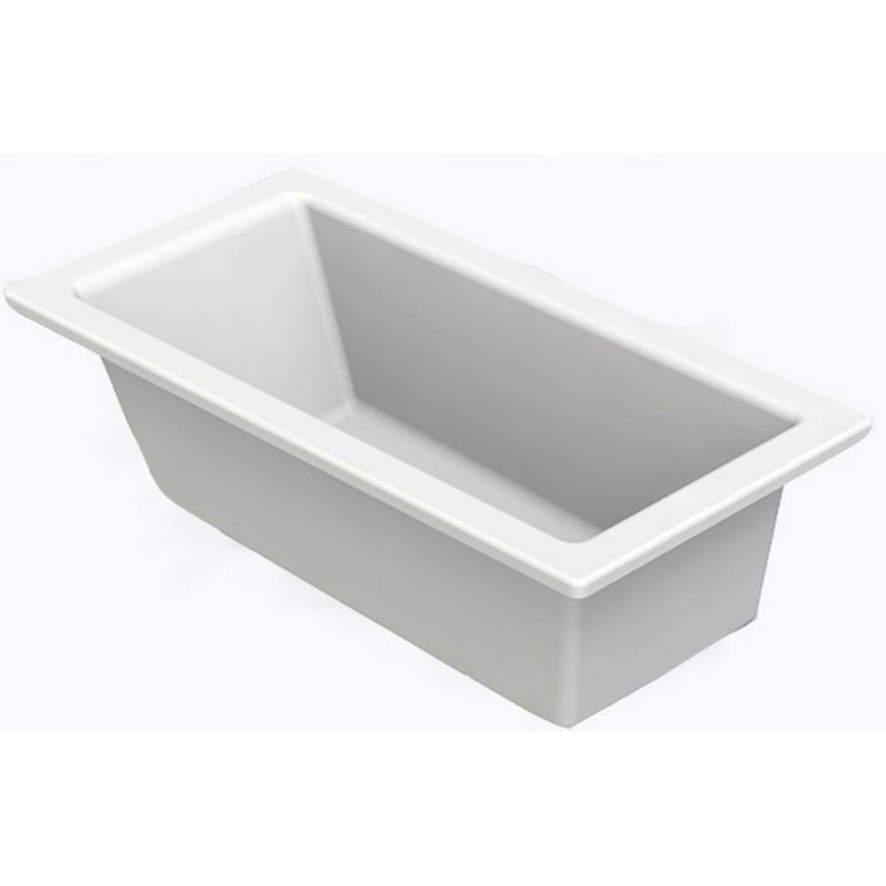 Aquatic Claremont 60 in. AcrylX Acrylic-Finished Reversible Drain ...