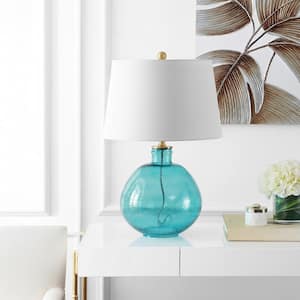 Rasby 27 in. Blue Table Lamp